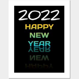 Happy New Year 2022 Posters and Art